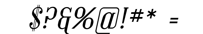 Covington Italic Font OTHER CHARS