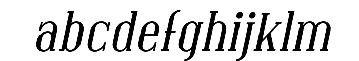 Covington Italic Font LOWERCASE