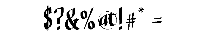 Cownaffle Font OTHER CHARS