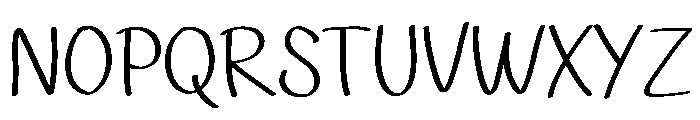 Cozy Vibes Font UPPERCASE