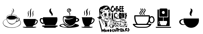 coffee icons Font OTHER CHARS