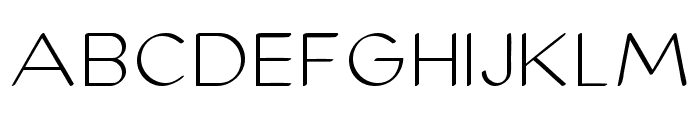 cofley ultralight Font UPPERCASE