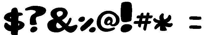 conch Font OTHER CHARS