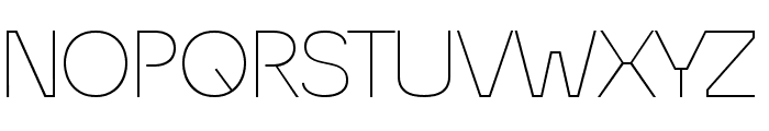 ?conoSans Reduced 33 Thin Expanded Font UPPERCASE