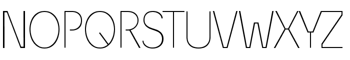 ?conoSans Reduced 35 Thin Font UPPERCASE