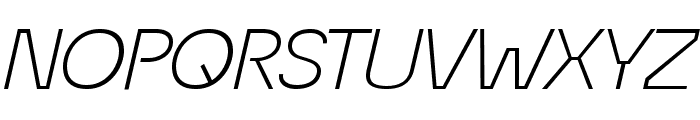 ?conoSans Reduced 44 Light Exp Ita Font UPPERCASE