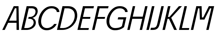 ?conoSans Reduced 56 Italic Sample