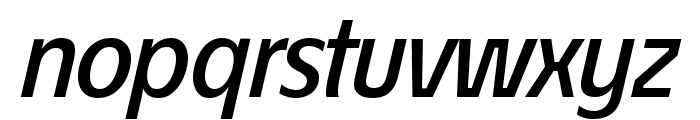 ?conoSans Reduced 66 Medium Italic Font LOWERCASE