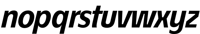 ?conoSans Reduced 76 Bold Italic Font LOWERCASE