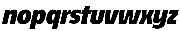 ?conoSans Reduced 96 Black Italic Font LOWERCASE