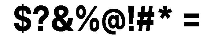 Cossette Texte 700 Font OTHER CHARS