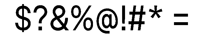 Cossette Texte Regular Font OTHER CHARS