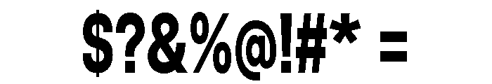 Cossette Titre 700 Font OTHER CHARS