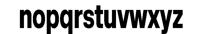 Cossette Titre 700 Font LOWERCASE