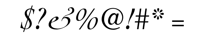 Cochin Italic Font OTHER CHARS