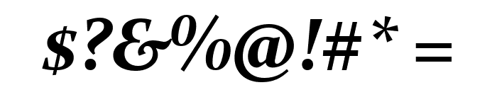 Constantia Bold Italic Font OTHER CHARS