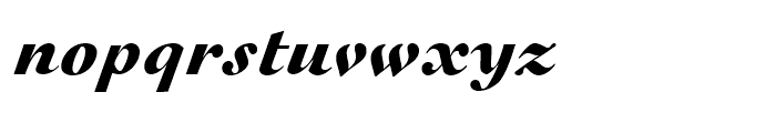 Cochin Black Italic Font LOWERCASE