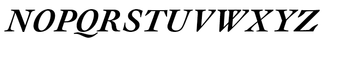 Cochin Bold Italic Font UPPERCASE