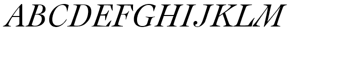 Cochin Italic Font UPPERCASE