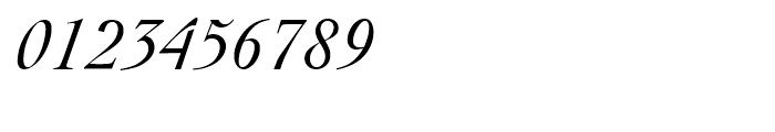 Cochin Roman Italic Font OTHER CHARS