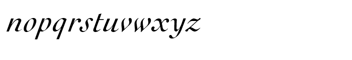 Cochin Roman Italic Font LOWERCASE
