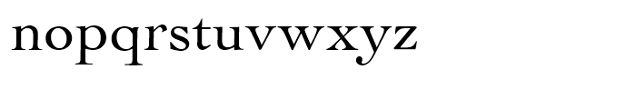Cochin Roman Font LOWERCASE