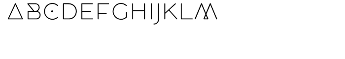CocoBikeR UltraLight Font LOWERCASE