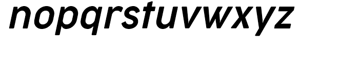 Cocogoose Narrows Semilight Italic Font LOWERCASE