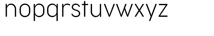 Cocogoose Narrows Ultra Light Font LOWERCASE
