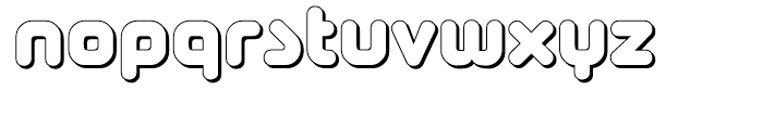 Coconut Shadow Font LOWERCASE