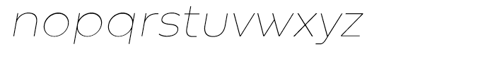 Codec Warm Thin Italic Font LOWERCASE