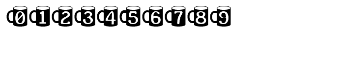 Coffee Mugs Regular Font OTHER CHARS