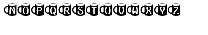 Coffee Mugs Regular Font UPPERCASE