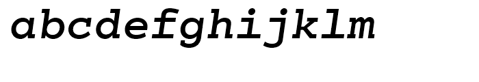 Coln Mono Alt Italic Font LOWERCASE