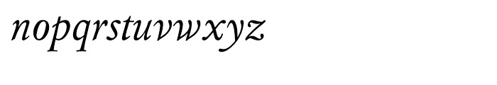 Columbus Italic Font LOWERCASE