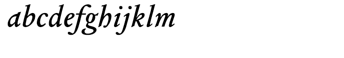 Columbus Semi Bold Italic Font LOWERCASE