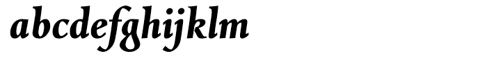 Combi Italic Bold Font LOWERCASE
