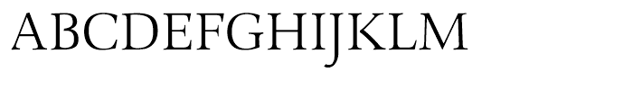 Combi Serif Light Font UPPERCASE