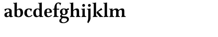 Combi Serif Semibold Font LOWERCASE