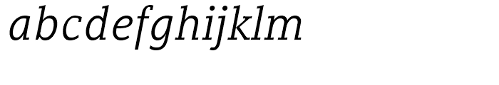 Compatil Letter Italic Font LOWERCASE