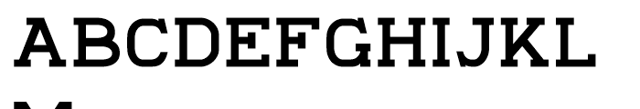 Compton Regular Font UPPERCASE