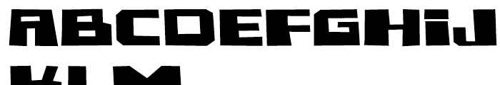 Comrade Bold Extended Font UPPERCASE