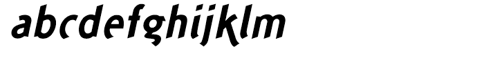 Concept Sans Bold Italic Font LOWERCASE