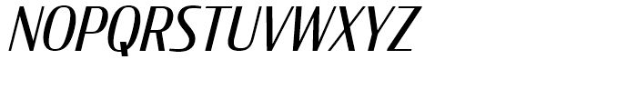 Condor Condensed Regular Italic Font UPPERCASE