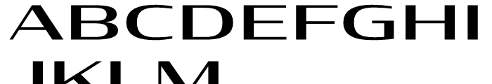 Condor Extended Medium Font UPPERCASE