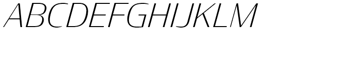 Condor Extra Light Italic Font UPPERCASE