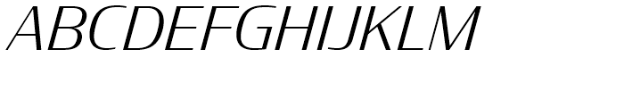 Condor Light Italic Font UPPERCASE