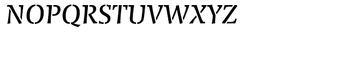 Conga Brava Stencil Regular Font UPPERCASE