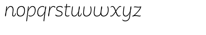 Consuelo Italic Font LOWERCASE