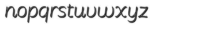 Consuelo Shadow Italic Font LOWERCASE